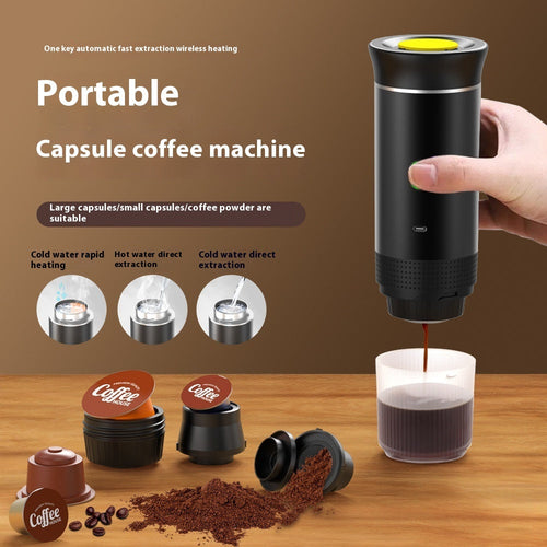 3-in-1 Portable Electric Espresso Coffee Maker