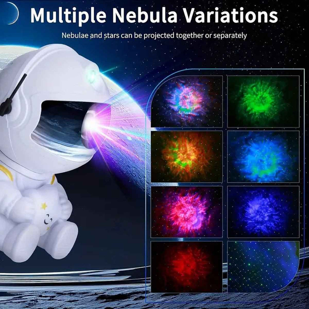 Astronaut Galaxy Projector Starry Night Light With Remote Control