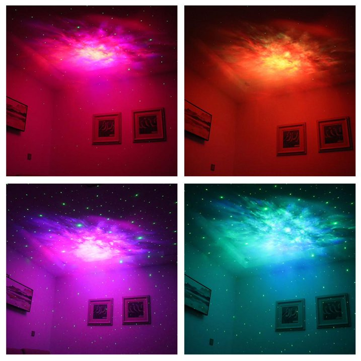 Astronaut Galaxy Projector Starry Night Light With Remote Control