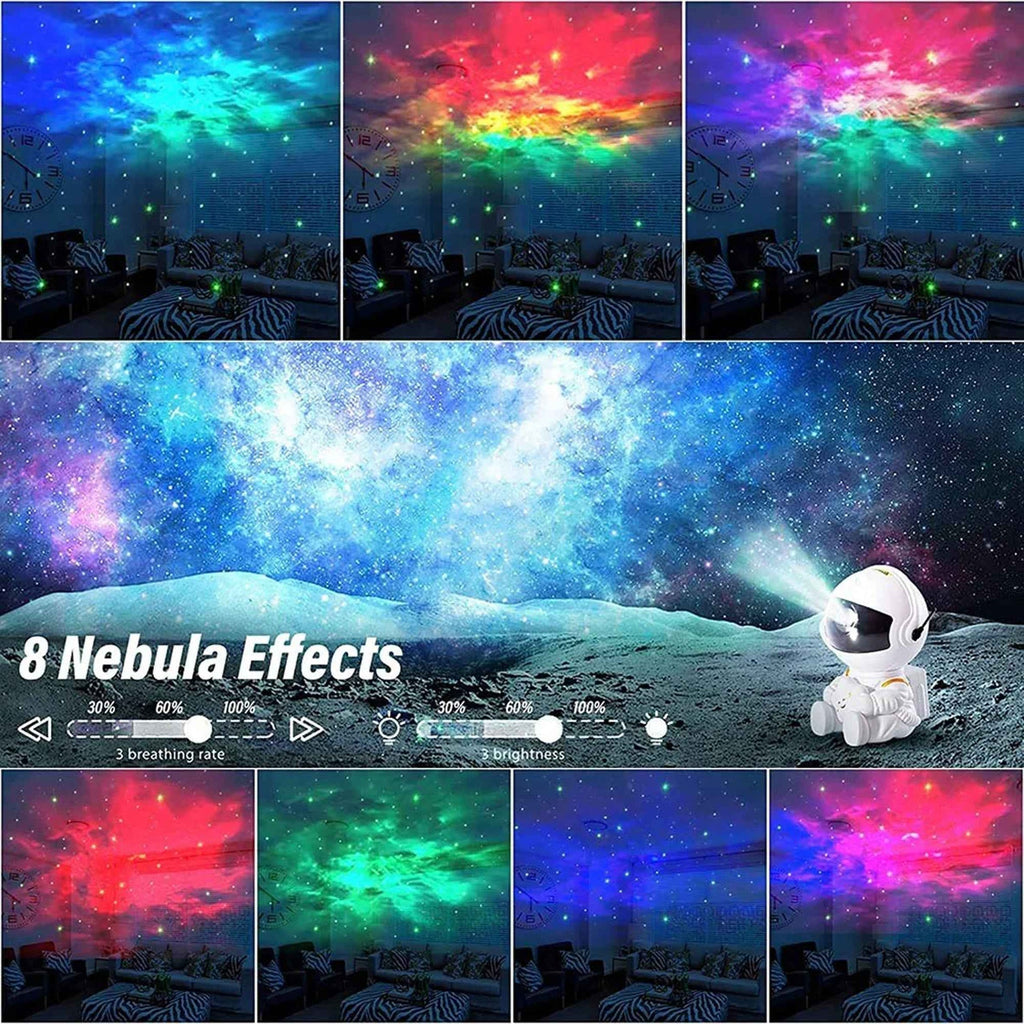Astronaut Galaxy Projector Starry Night Light With Remote Control