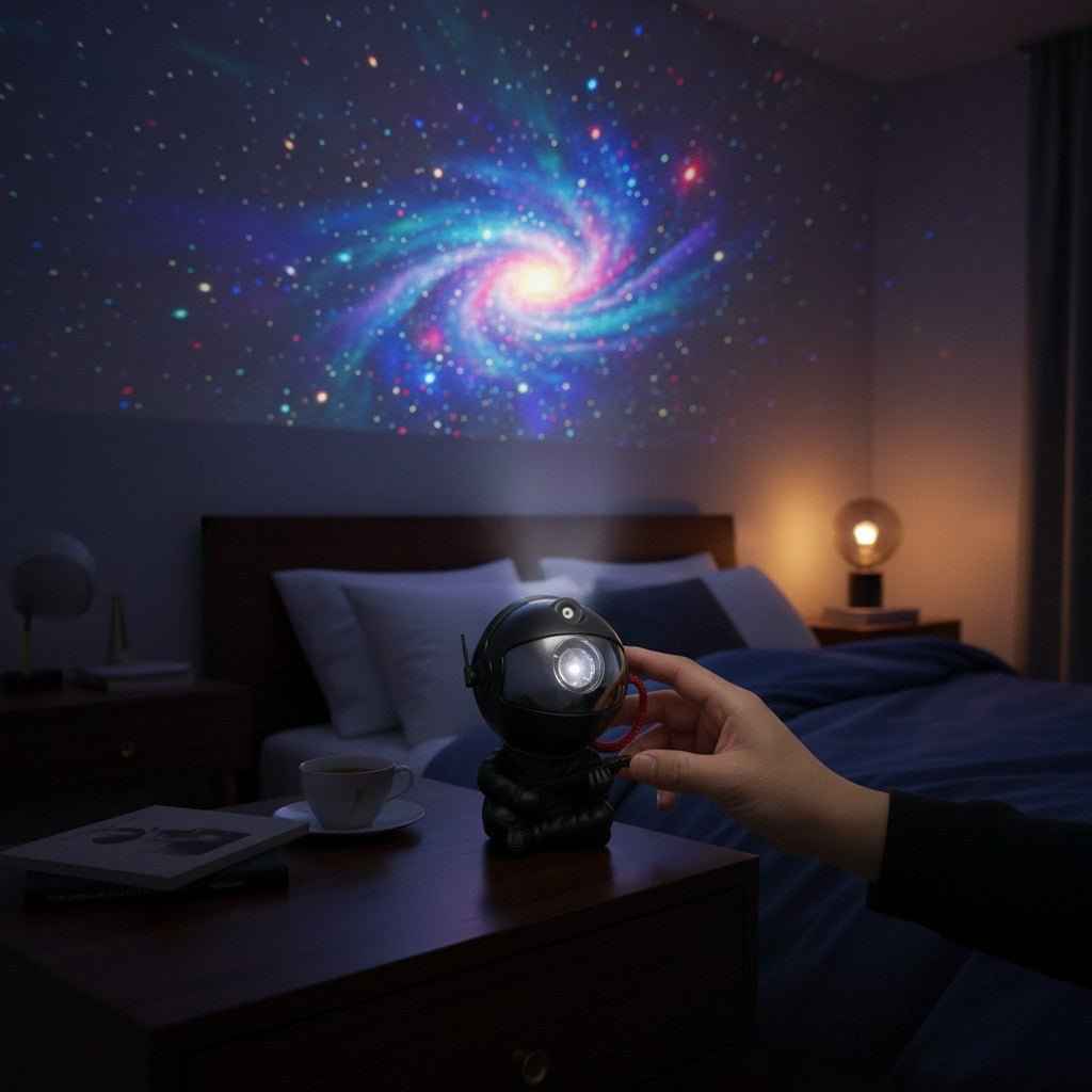 Astronaut Galaxy Projector Starry Night Light With Remote Control
