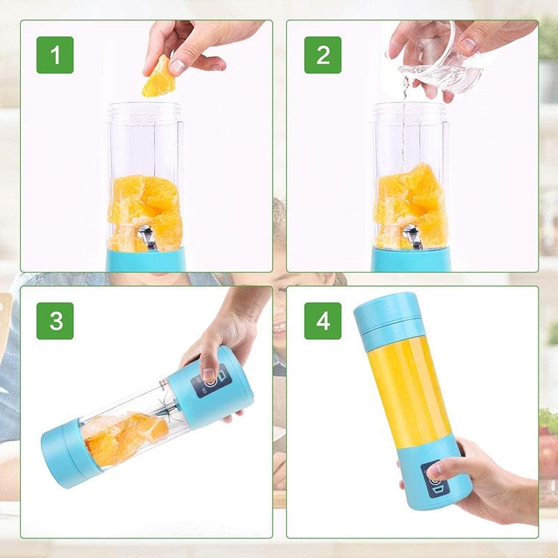 Portable USB Electric Juicer Blender Bottle