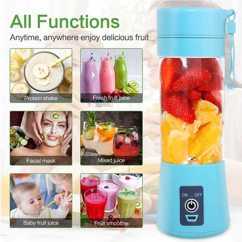 Portable USB Electric Juicer Blender Bottle